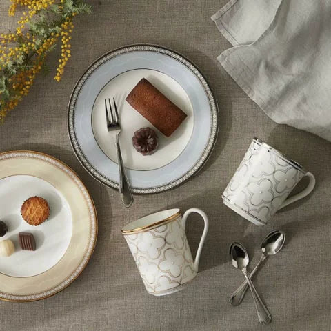 ノリタケ トレフォリオゴールド＆プラチナ モーニングペア（色変り） Noritake 正規品 食器 ギフトセット 結婚祝い 新築祝い 誕生日プレゼント お祝い